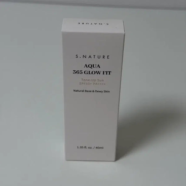 [BUNJANG] S Nature Aqua 365 Glow Fit Tone Up Sunscreen / 에스네이처 아쿠아 365 글로우 핏 톤업선