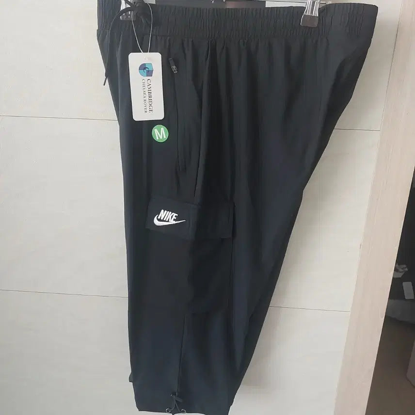 [BUNJANG] Nike Black Cargo Jogger 7/8 Length Pants M / 나이키 블랙 카고 조거 7부 팬츠 M 새상품 블랙