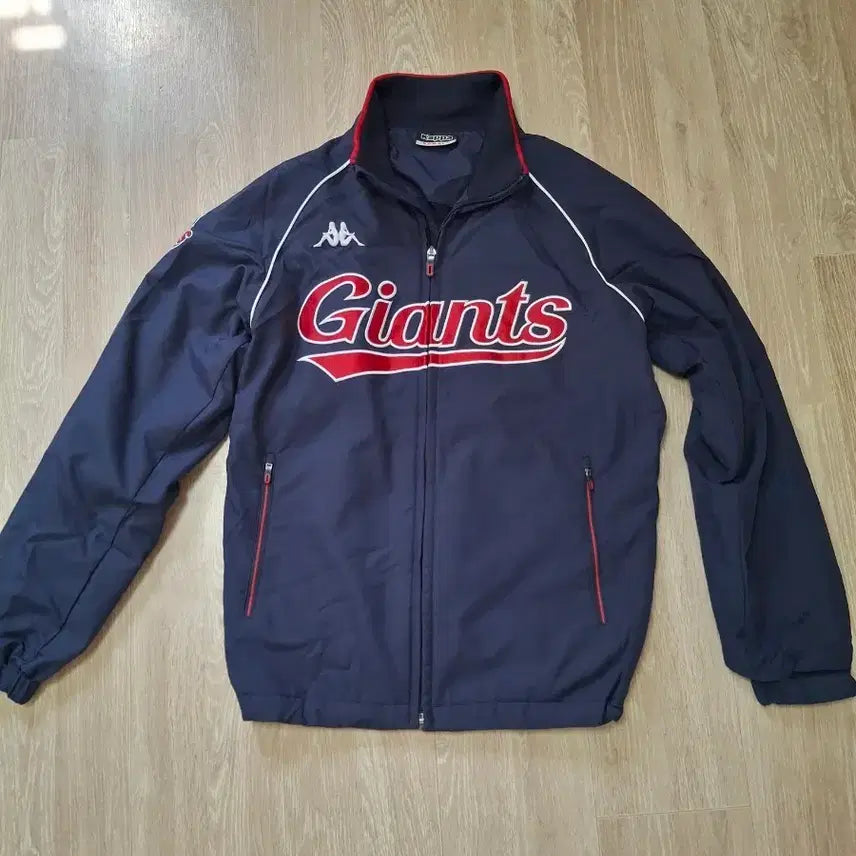 [BUNJANG] Lotte Giants Kappa Spring/Autumn Jumper Navy XS / 롯데자이언츠 카파 춘추 점퍼 네이비 XS사이즈(85-90사이즈)