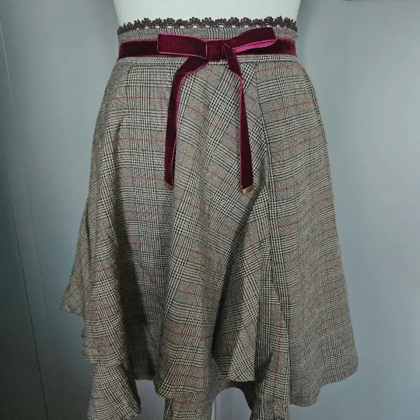 [BUNJANG] axes femme Check Skirt / 엑시즈팜 체크 스커트 axes femme