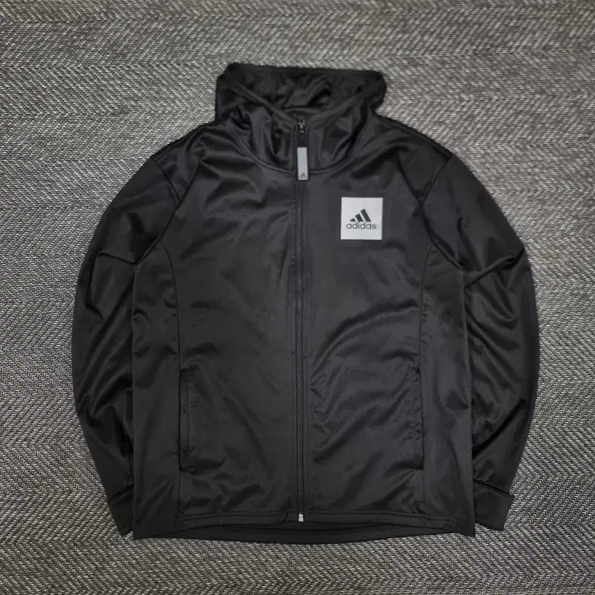 [BUNJANG] Adidas Functional Training Hoodie Zip-up Black L / 아디다스 기능성 트레이닝 후드 집업 블랙
