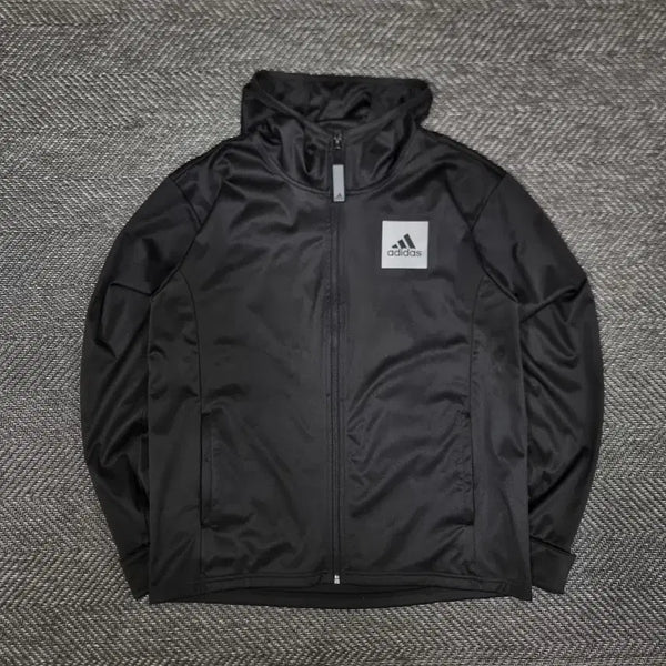 [BUNJANG] Adidas Functional Training Hoodie Zip-up Black L / 아디다스 기능성 트레이닝 후드 집업 블랙