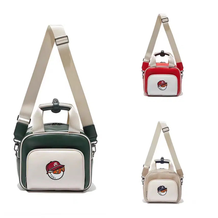 [BUNJANG] Malbon Contrast Point Golf Tote Bag / 골프 토트백