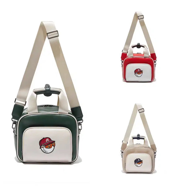 [BUNJANG] Malbon Contrast Point Golf Tote Bag / 골프 토트백