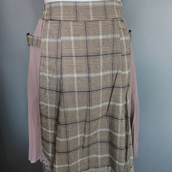 [BUNJANG] axes femme Check Pleated Skirt / 엑시즈팜 체크 플리츠 스커트 axes femme