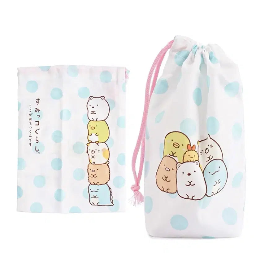 [BUNJANG] Sumikko Gurashi Zipper Pouch / 양치컵파우치 스밋코구라시 20 컵주머니 조리개파우치 새상품