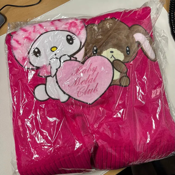 [BUNJANG] Baby Metal Clubs Spinns My Melody Knit / (새상품)베이비메탈클럽스핀즈 베메클 스핀즈 니트 마이멜로디니트 슈가바니즈