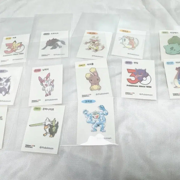 [BUNJANG] Pokemon Stickers / 포켓몬 띠부씰