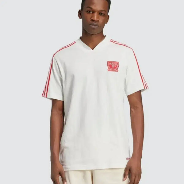 [BUNJANG] Adidas Graphic T-Shirt White/Red IX9633 / 아디다스 그래픽 티 - 화이트:레드 / IX9633