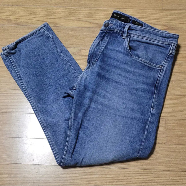 [BUNJANG] Massimo Dutti Men's Navy Cotton Blend Jeans Size 32 / 마시모두띠 남성 네이비 청바지 32