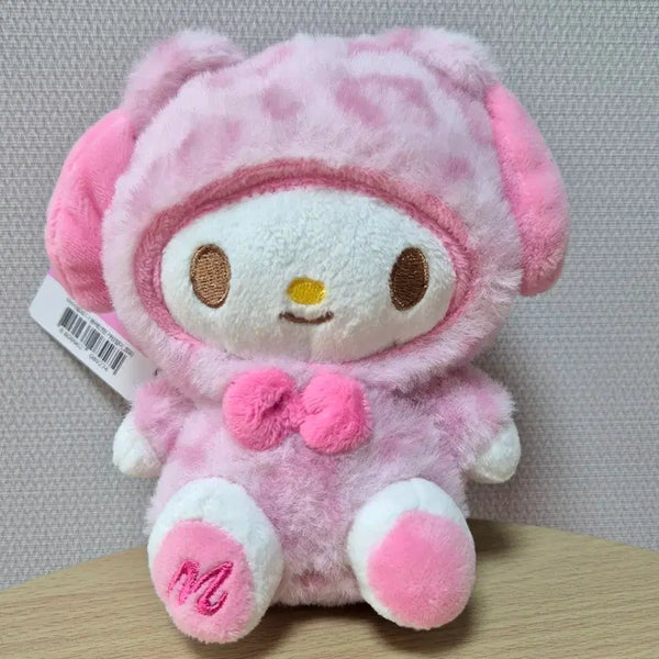 [BUNJANG] Sanrio My Melody Leopard Print Plush Bag Charm / 산리오 마이멜로디 봉제인형 가방걸이_호피