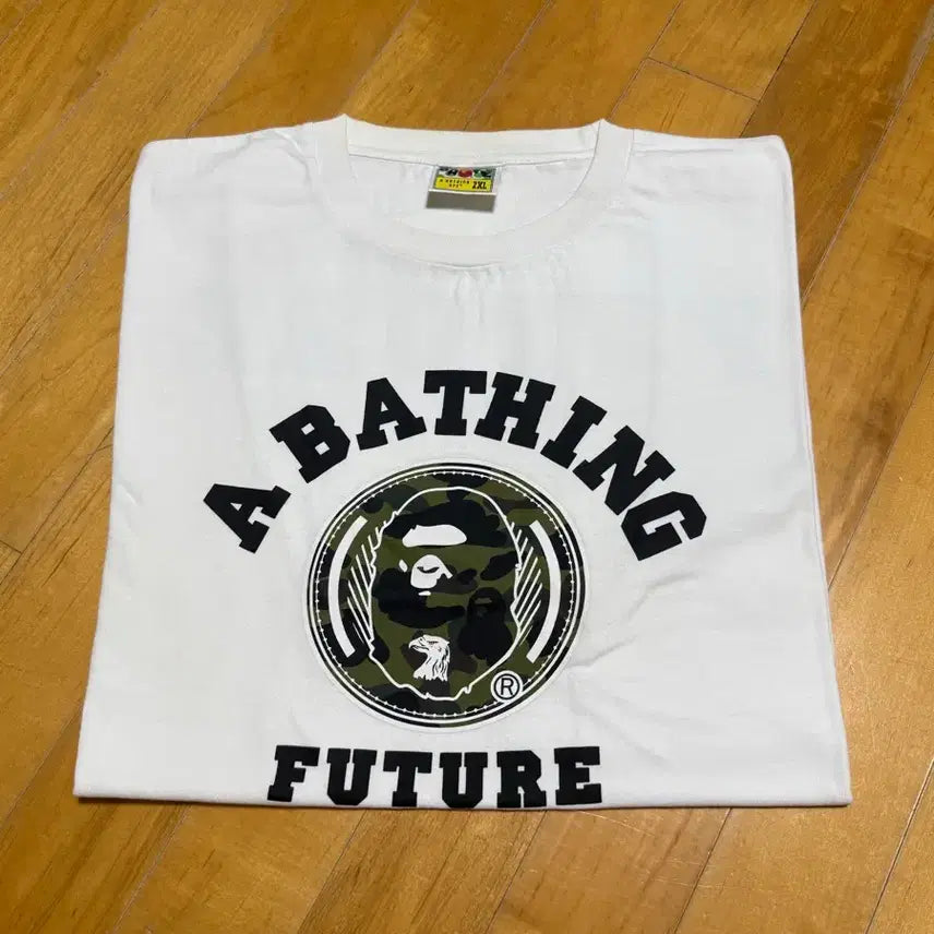 [BUNJANG] BAPE Future Short Sleeve T-Shirt White XXL / [XXL] 베이프 퓨처 반팔 티셔츠 화이트