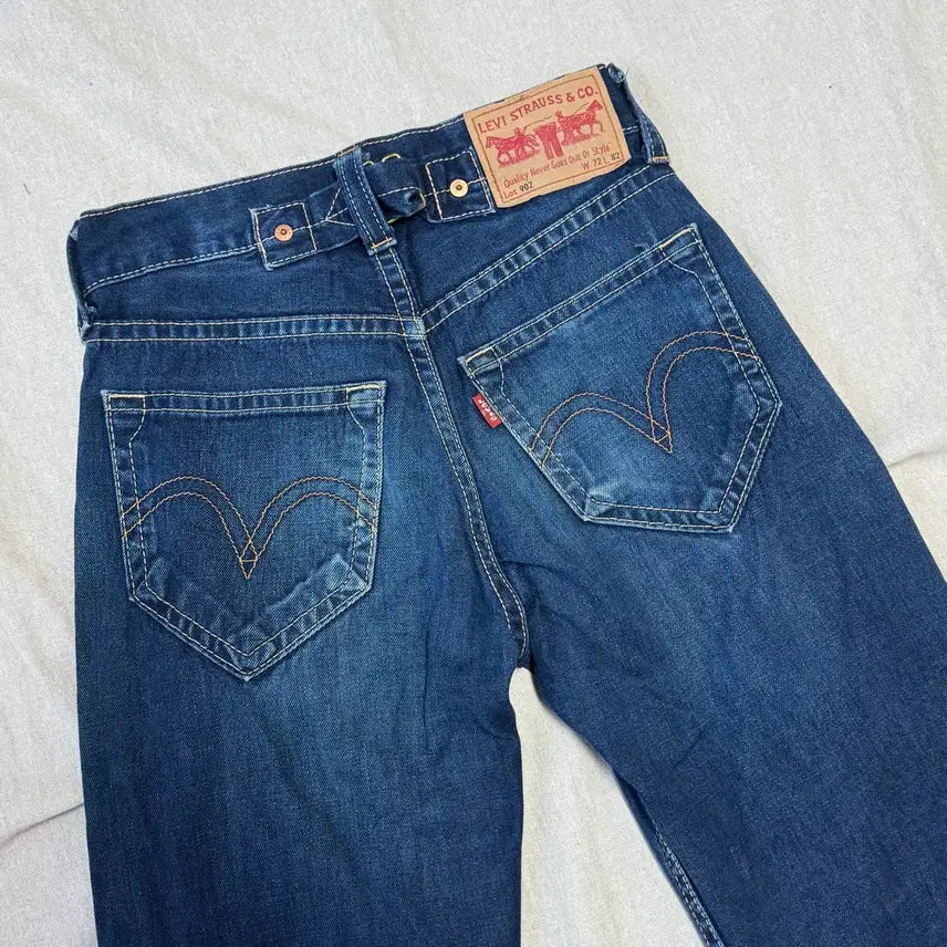 [BUNJANG] Levi's Type 1 Cinch Back Straight Denim Pants / 리바이스 타입1 신치백 스트레이트 데님팬츠 72(29~)