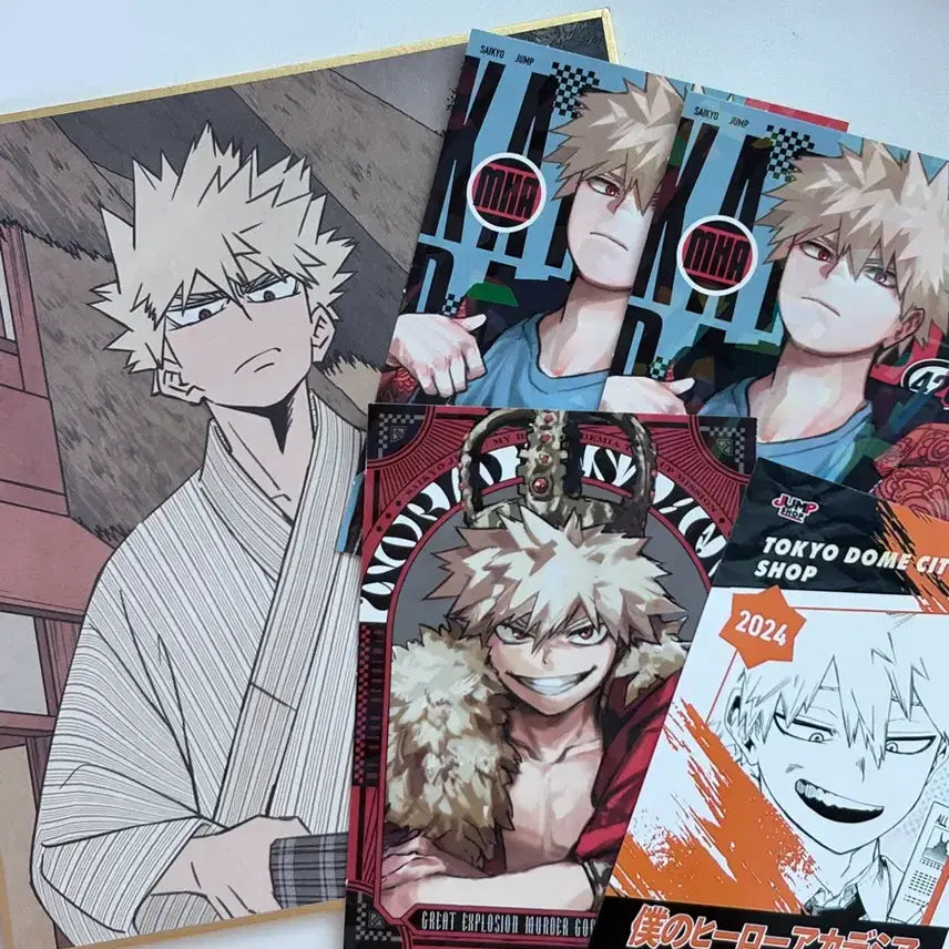 [BUNJANG] Bakugo Katsuki Paper Merchandise Bundle Set / 히로아카 바쿠고 카츠키 지류 일괄 판매