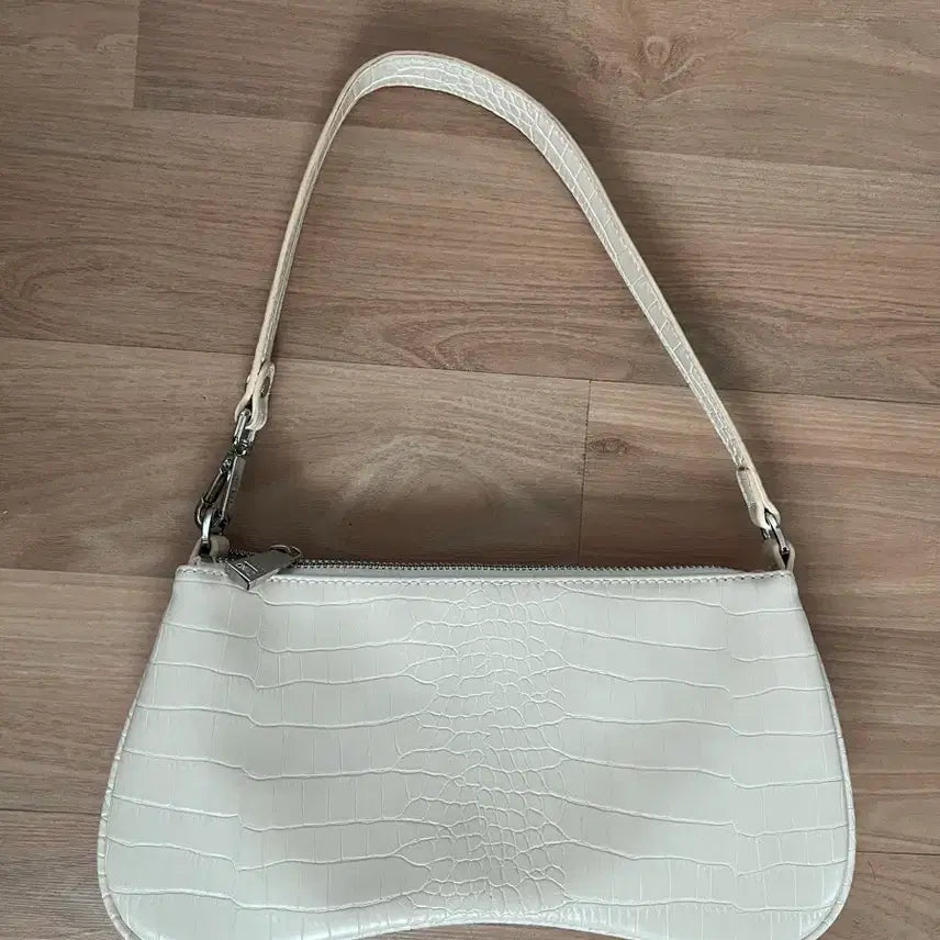 [BUNJANG] JW Pei Women's Crocodile Pattern Shoulder Bag - Ivory / jw pei 쥬페이 여성 숄더백 가방 아이보리