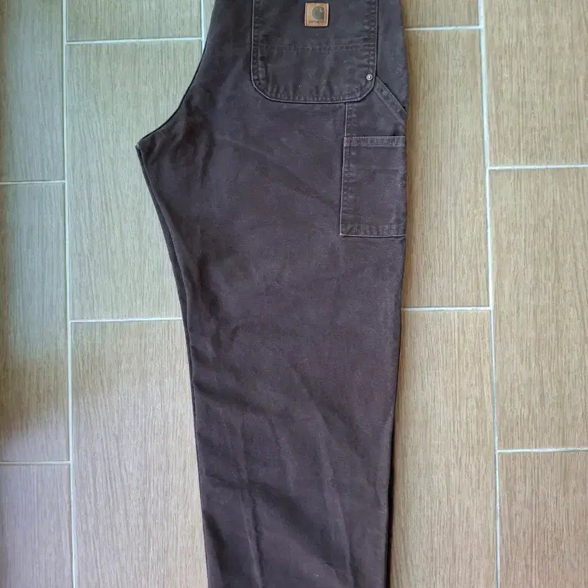 [BUNJANG] Carhartt B136 Double Knee Work Pants Dark Brown 38x30 / 칼하트 b136 38x30 더블니 다크브라운 38x30