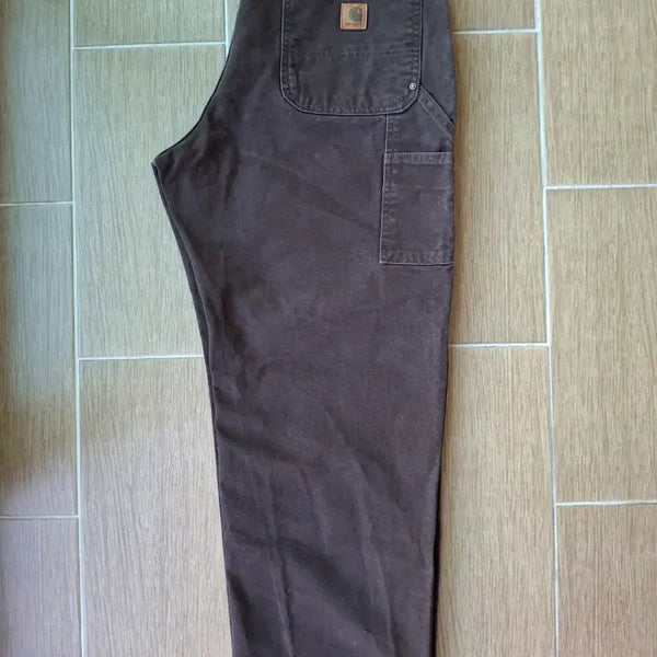[BUNJANG] Carhartt B136 Double Knee Work Pants Dark Brown 38x30 / 칼하트 b136 38x30 더블니 다크브라운 38x30