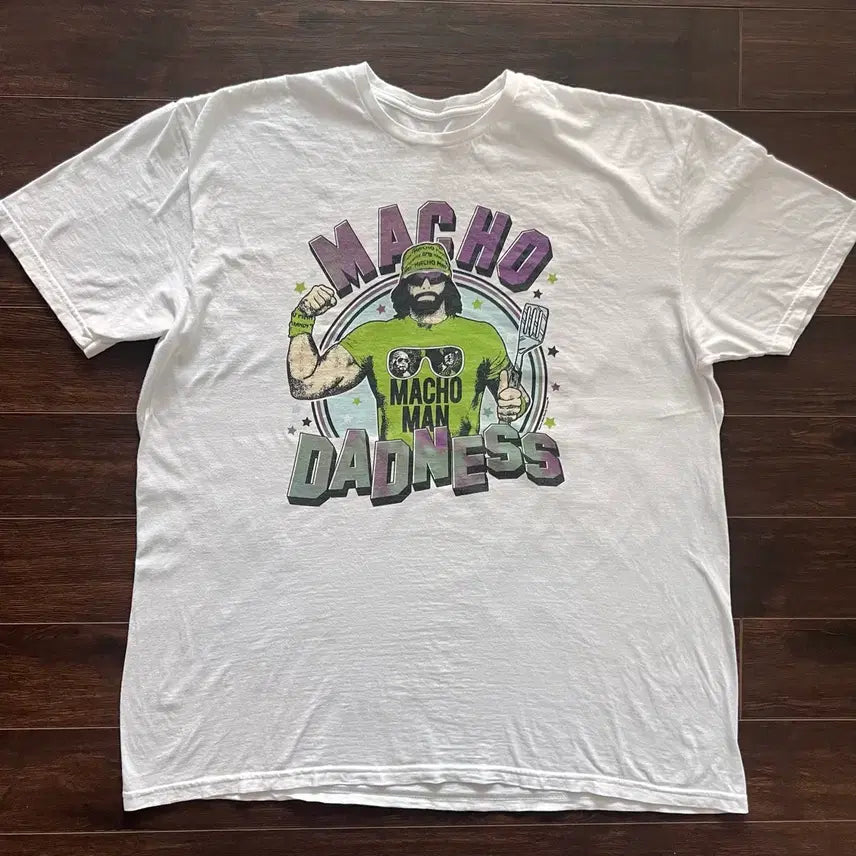 [BUNJANG] XXL Vintage Macho Man T-Shirt / [XXL] 미국 빈티지 마초맨 티셔츠