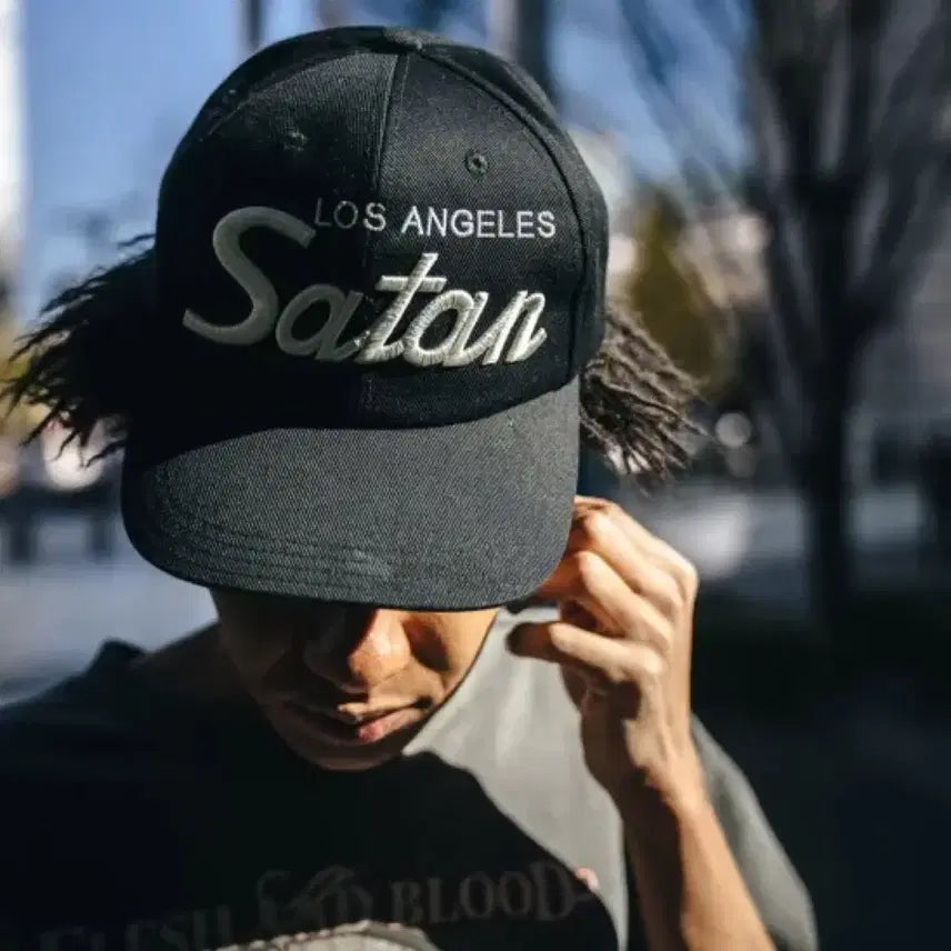 [BUNJANG] Saint Michael Satan Green Undervisor Cap / 23SS) 세인트미카엘 사탄 그린언더바이저 캡