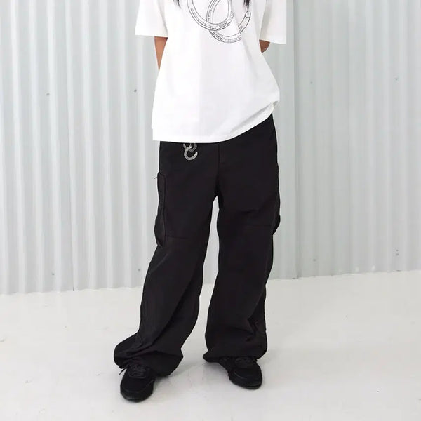 [BUNJANG] Hatching Room Dickies Zip Cargo Pants Washed Black / 3)해칭룸 디키즈 집 카고 팬츠 워시드 블랙