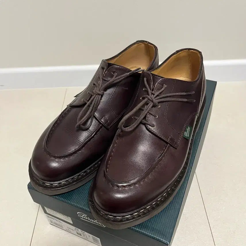 [BUNJANG] Paraboot Chambord Cafe Leather Loafers Size 7 / (거의새제품) 파라부트 샴보드 카페 7사이즈