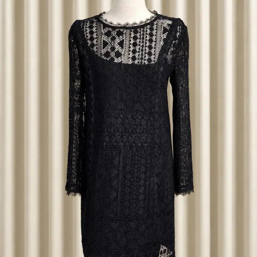 [BUNJANG] NAIN Black Lace Dress / NAIN 나인 블랙 레이스 원피스 S