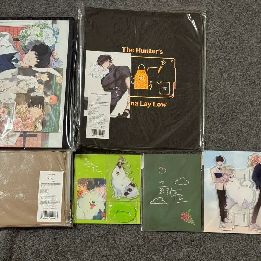 [BUNJANG] Kim Pas Cloud Binder Hunter Is Silent Bundle Set / 리공 김파스 모펀 헌터는조용히 헌조살 바인더 클라우드 굿즈 일괄
