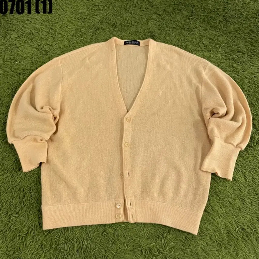 [BUNJANG] Saint Laurent Cardigan Beige / 입생로랑 가디건 105