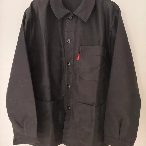 [BUNJANG] LaFond Moleskine French Work Jacket Black / 라퐁 몰스킨 프렌치 워크자켓 블랙