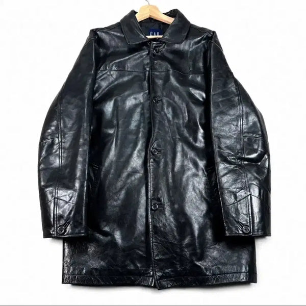 [BUNJANG] Old Gap Leather Car Coat L / 올드 갭 레더 카코트 L