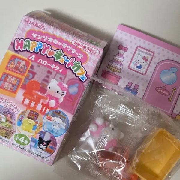 [BUNJANG] Sanrio Hello Kitty (Sealed) Rement Happy Cute Cafe Set A / (미개봉)고전 헬로키티 리멘트 해피큐트카페 A세트