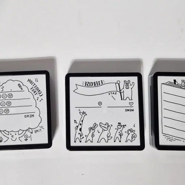 [BUNJANG] Midori Penetrating Stamp Set (3 Pieces) / 미도리 침투식 스탬프 3개
