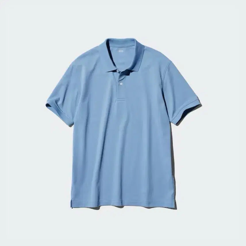 [BUNJANG] Uniqlo Dry Pique Polo Shirt (Short Sleeve) Blue Men's S / 유니클로 드라이피케폴로셔츠(반팔) 블루 S사이즈 새 상품