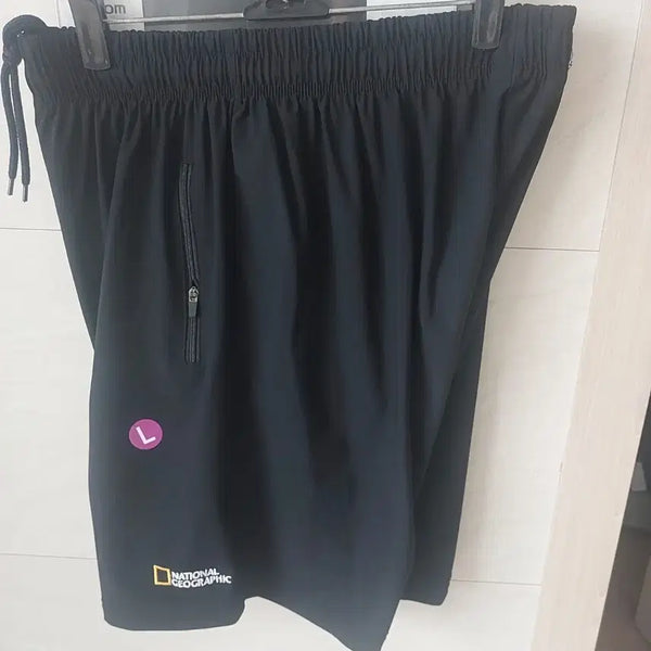 [BUNJANG] National Geographic Cooling Shorts Black L New / 내셔널 지오그래픽 냉감 반바지 블랙 L 새상품