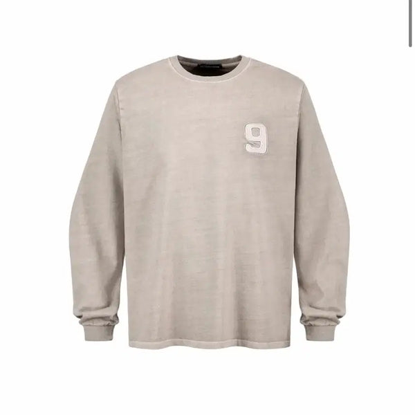 [BUNJANG] Archive 9 Logo Long Sleeve Beige / [3] 9999아카이브 9로고 롱슬리브 베이지