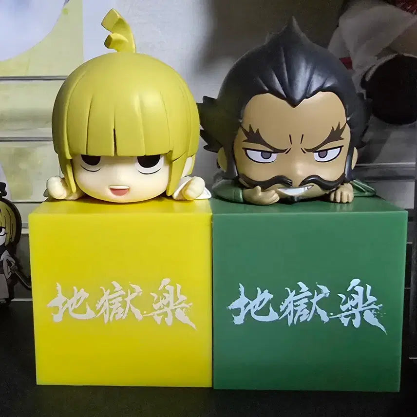 [BUNJANG] Jigokuraku Hikkake Figure Yamada Asaemon Fuuchi & Tamiya Kantetsusai Bundle Set / 지옥락 힛카게 피규어 야마다 아사에몬 후치, 타미야 간테츠사이 일괄