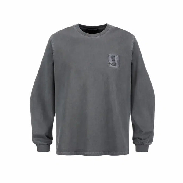 [BUNJANG] Archive 9 Logo Long Sleeve Blue Size 3 / [3] 9999아카이브 9로고 롱슬리브 블루