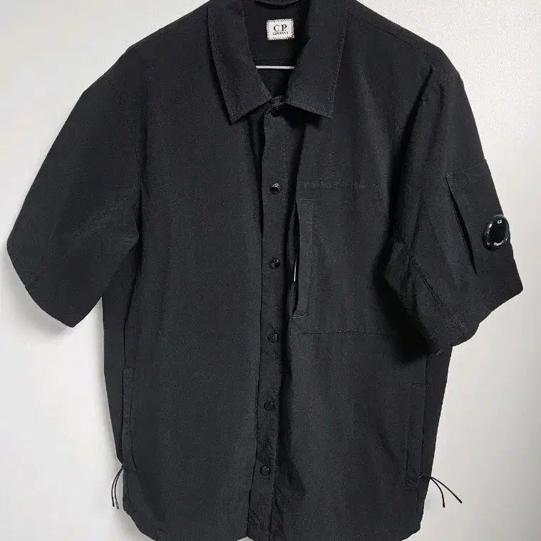 [BUNJANG] C.P. Company Nylon Lens Pocket Shirt Jacket - Black / CP 컴퍼니 나일론 렌즈포켓 셔츠자켓