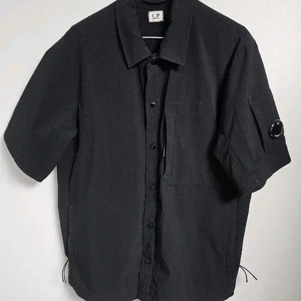 [BUNJANG] C.P. Company Nylon Lens Pocket Shirt Jacket - Black / CP 컴퍼니 나일론 렌즈포켓 셔츠자켓