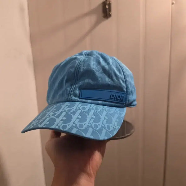 [BUNJANG] Dior Oblique Baseball Cap Sky Blue / M 디올 오블리크 볼캡 모자 하늘색