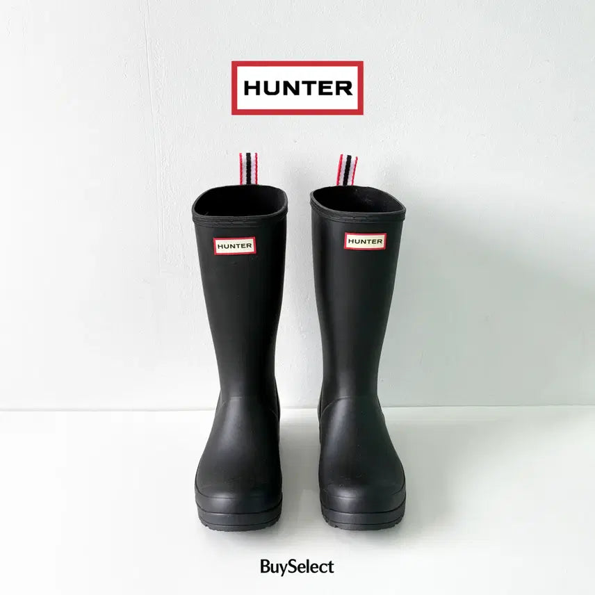 [BUNJANG] Hunter Play Tall Rain Boots Black (New) / [새상품/바로배송] hunter 헌터 플레이 톨 레인부츠 230, 240