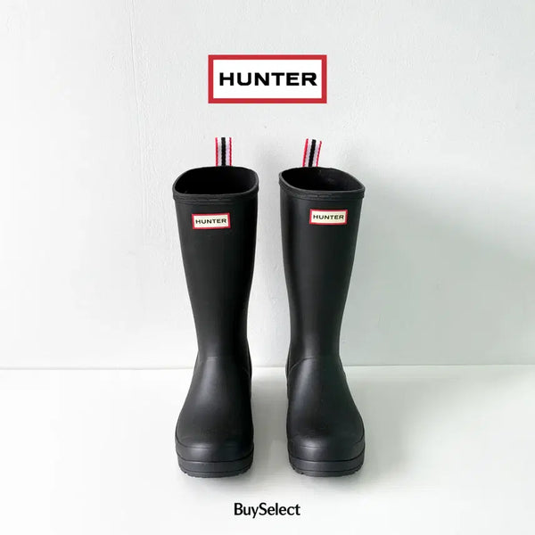 [BUNJANG] Hunter Play Tall Rain Boots Black (New) / [새상품/바로배송] hunter 헌터 플레이 톨 레인부츠 230, 240