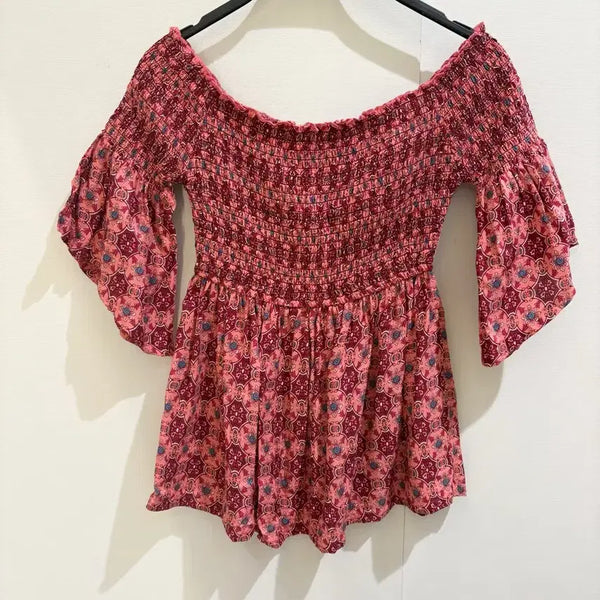 [BUNJANG] Hollister Authentic Off-Shoulder Blouse XS / 홀리스터 정품 오프숄더 블라우스/품절/1회착용 새상품급