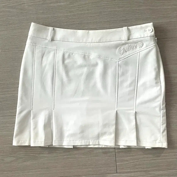 [BUNJANG] Callaway Golf Skirt (Size 67) - White / 캘러웨이 골프 스커트 큐롯 67사이즈 화이트