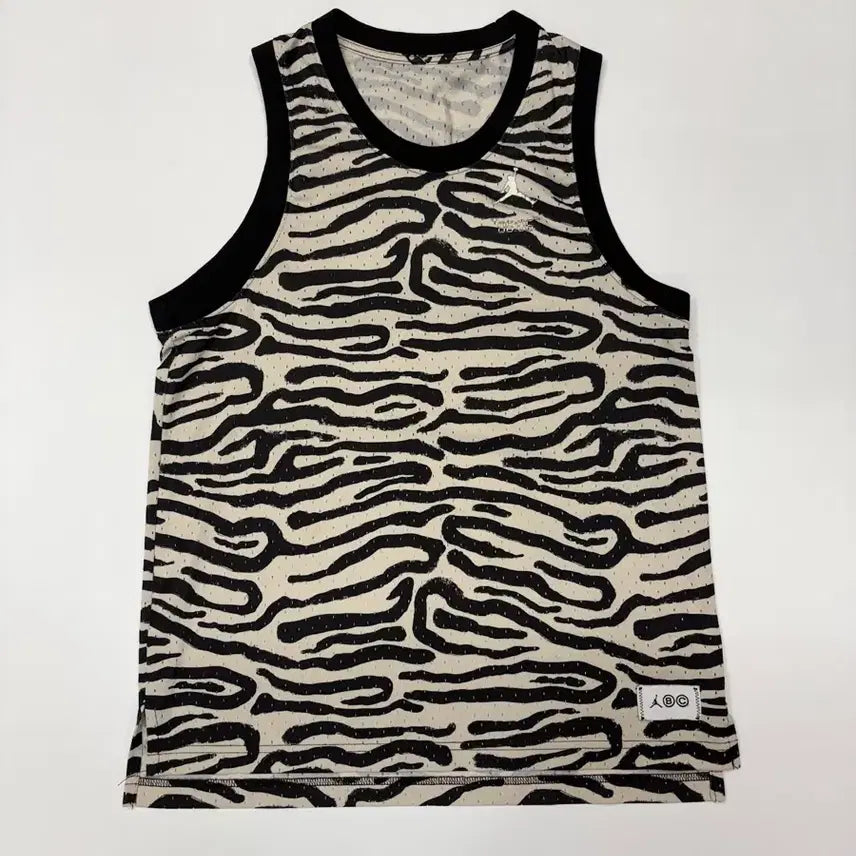 [BUNJANG] Nike Jordan Zebra Pattern Mesh Tank Jersey (M) / Nike 나이키 조던 지브라 패턴 매쉬 나시 져지