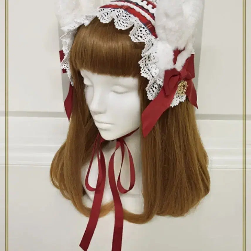 [BUNJANG] BABY, THE STARS SHINE BRIGHT Tartan Headdress Lolita Vintage Angelic Pretty / 베이비더스타샤인 타탄 헤드드레스 로리타 빈티지 엔젤릭프리티