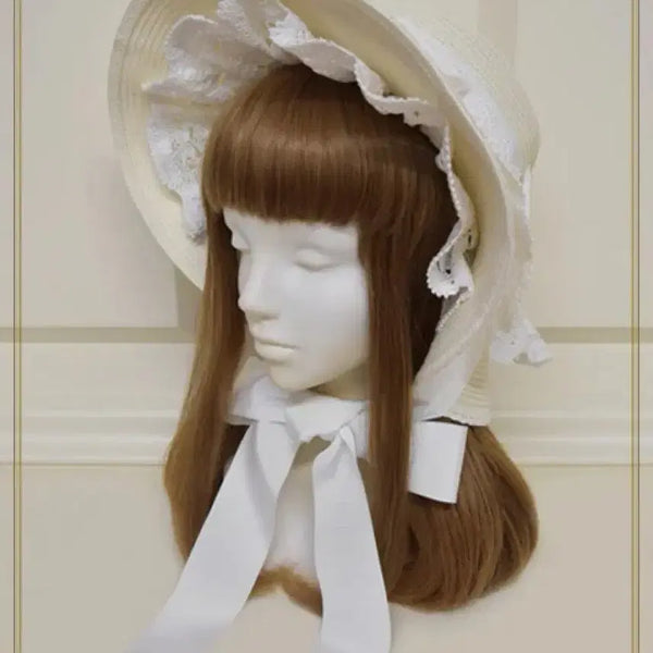 [BUNJANG] Baby The Stars Shine Bright Straw Bonnet / 베이비더스타샤인 밀짚 보닛 엔젤릭프리티 로리타 baby the stars