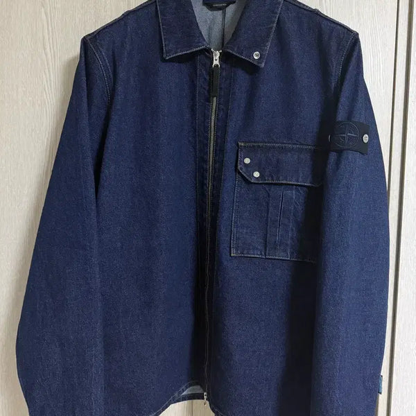 [BUNJANG] Stone Island Denim Overshirt Jacket XL / 스톤아일랜드 데님 오버셔츠 자켓 XL 새상품