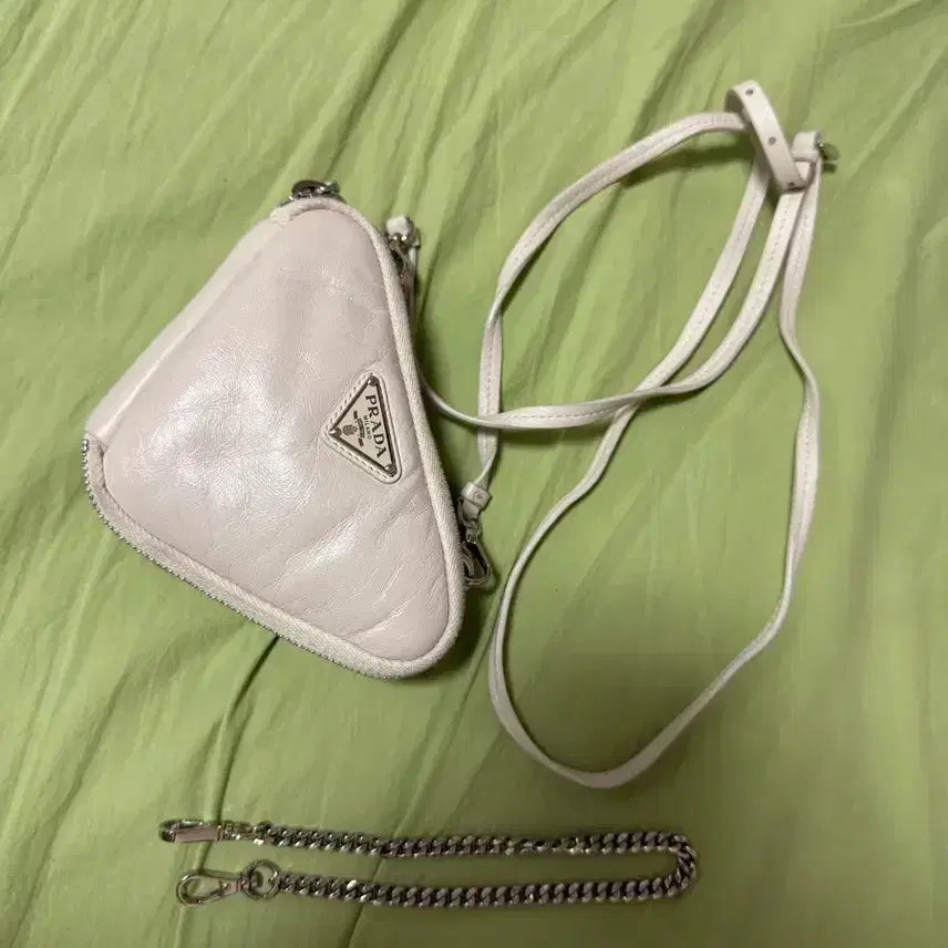 [BUNJANG] Prada Nappa Triangle Crossbody Bag / 프라다 나파 삼각 크로스백