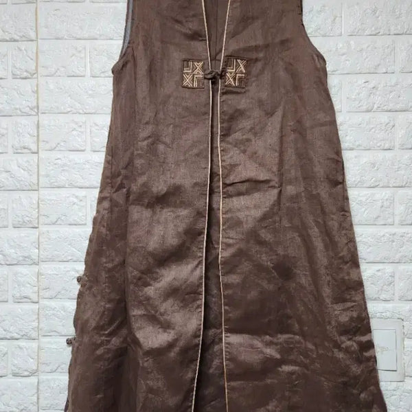 [BUNJANG] Hanbok Vest Brown / 한복갈색 조끼